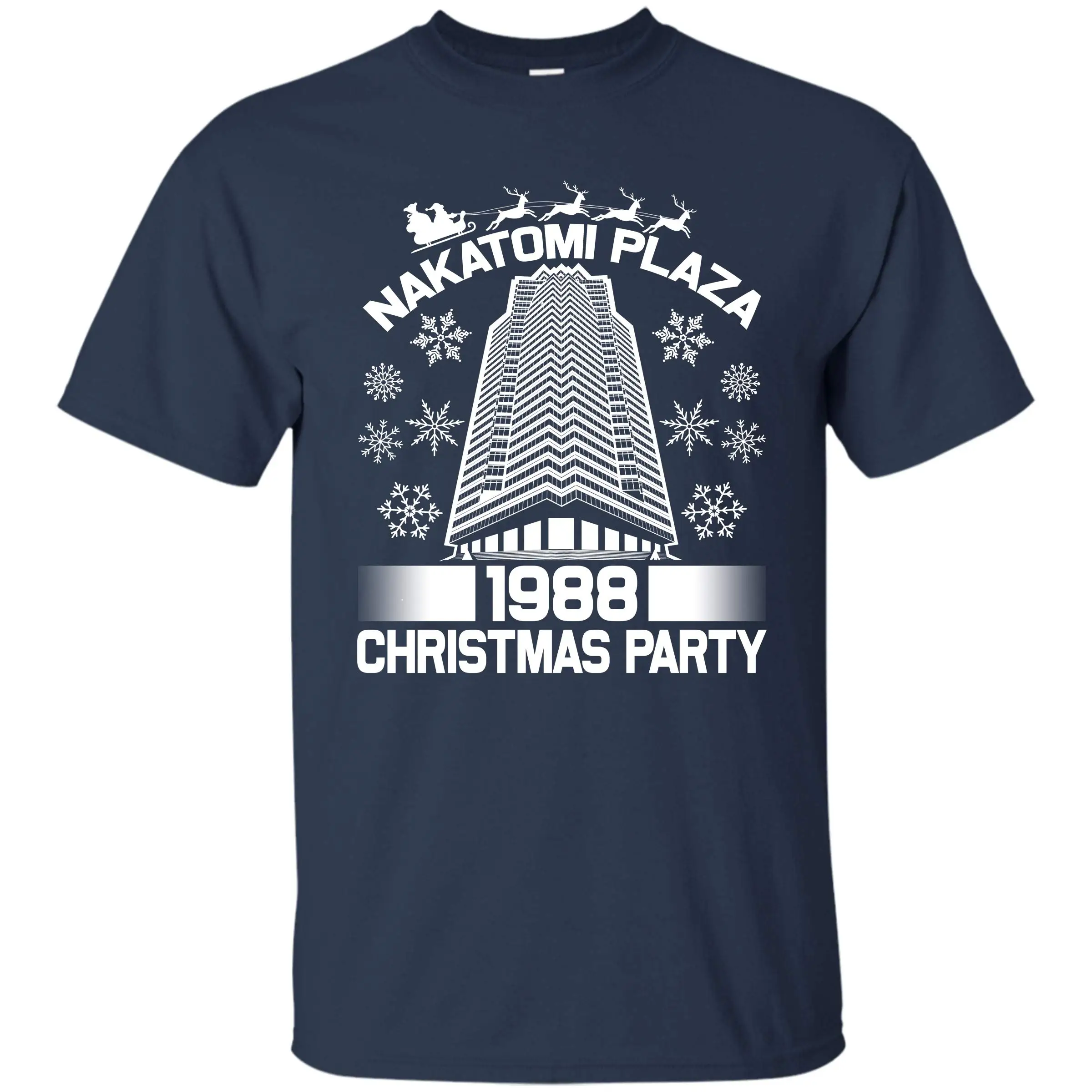 Isovo футболка di natale Nakatomi Плаза 1988 Chirtmas Partito City Kool Uomini Donne Maglietta|Футболки| |