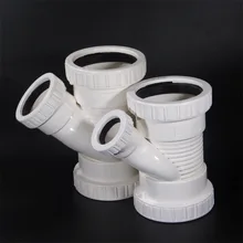 ПВХ глушитель обликью Т-образный перекресток, дренажные принадлежности трубопроводной арматуры Пособия по немецкому языку Пластик Заводская цена; прямые продажи