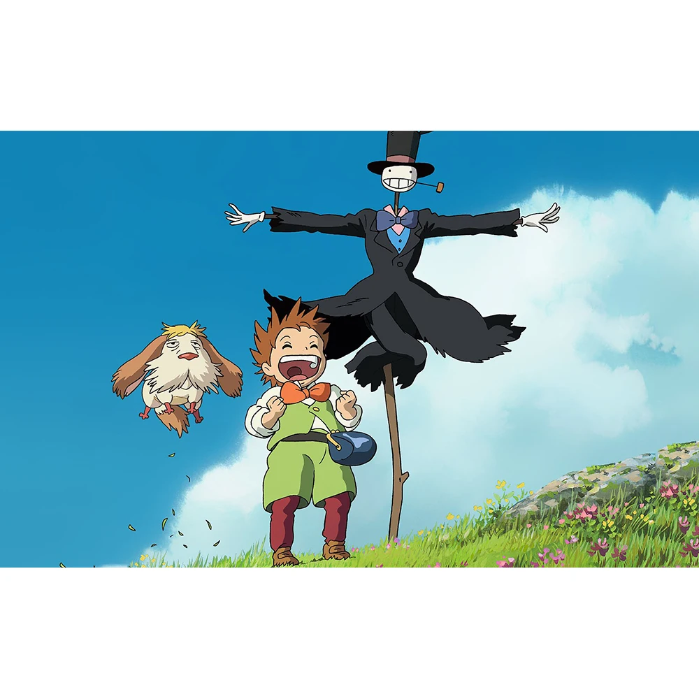 Painting Full Round Drill Howl's Moving Castle DIY Diamond 5D Japanese Anime Movie Embroidery Cross Stitch Picture Wall Art Home | Дом и