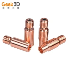 

High Quality Bi-Metal E3D V6 Heat Break Nozzle Throat For Prusa i3 MK3 1.75MM Filament Smooth Threaded 3D Printer Parts
