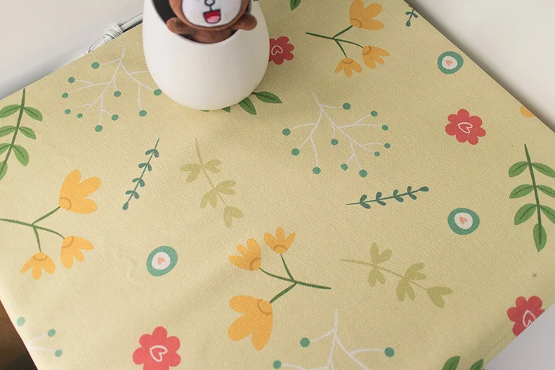 Japanese Style Hipster Floral Single Door Refrigerator Cover Roller Washing Machine Cover Household Waterproof Dustproof Cover T