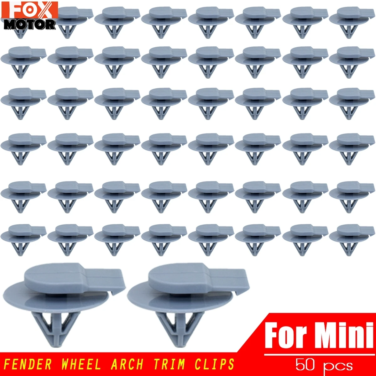 50X Wheel Arch Trim Pinze Elementi Di Fissaggio Rivetti Auto Di Plastica Rivetti Per Bmw Mini R50 R52 R53 R55 R56 R57 Di Un Cooper S D Coupe Roadster