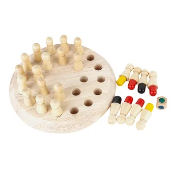 

Toys For Children Wooden Memory Match Stick Game Kid Intelligence IQ Brain Teaser Game