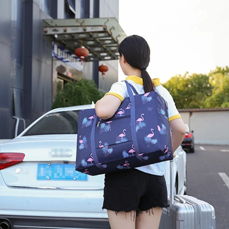 Folding Clothes Sorting Bag Luggage Storage Organizer Portable Men Totes Women Travel Duffle Bag Large Capacity Clothing Handbag