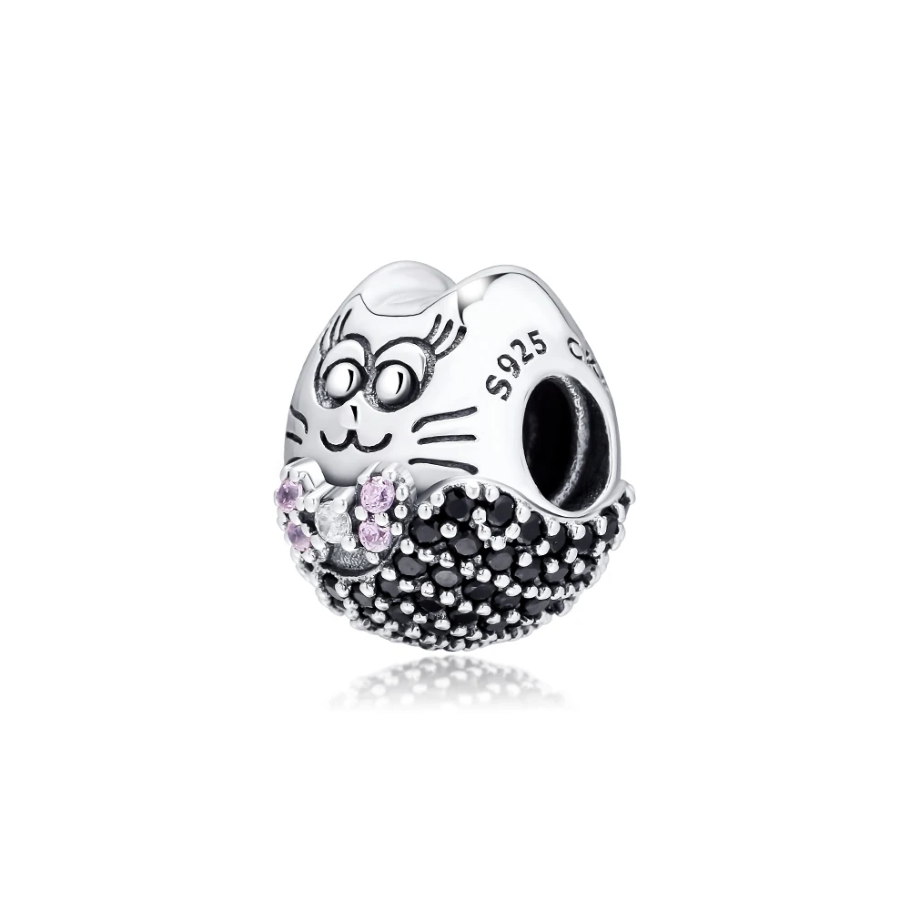 

Beads fit for Brand Bracelets Delicate OWL charms 100% 925 Sterling Silver Jewelry Free Shipping