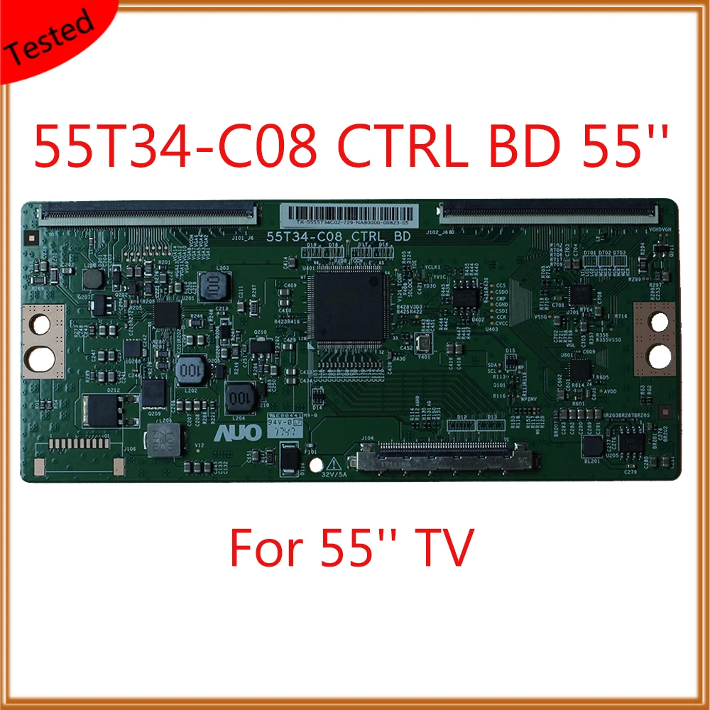 55T34-C08 CTRL BD 55 ''Tcon плата оборудование для отображения телевизора T CON 55T34 C08