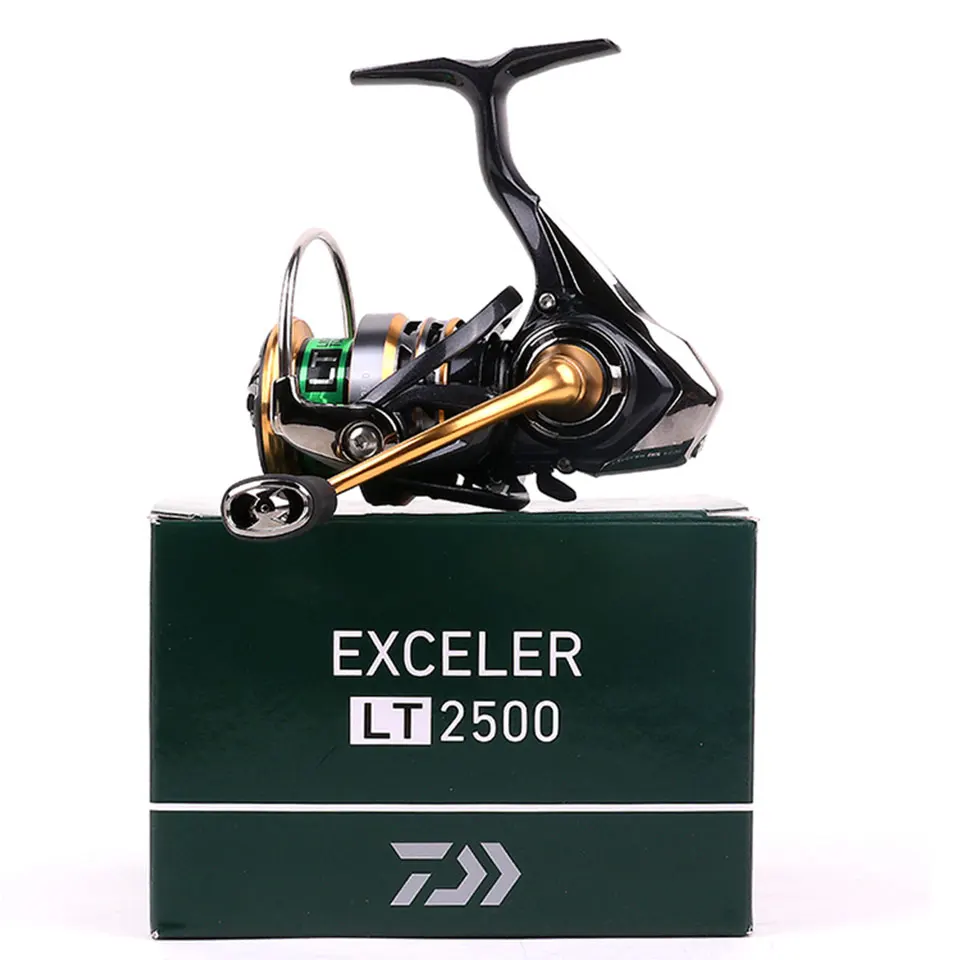 Новая Рыболовная катушка Daiwa EXCELER LT(светильник и жесткие) 1000D/6000D-H светильник и сильный LC-ABS и металлическим катушки 4 кг-12кг Ultraleve 185 г-320 г