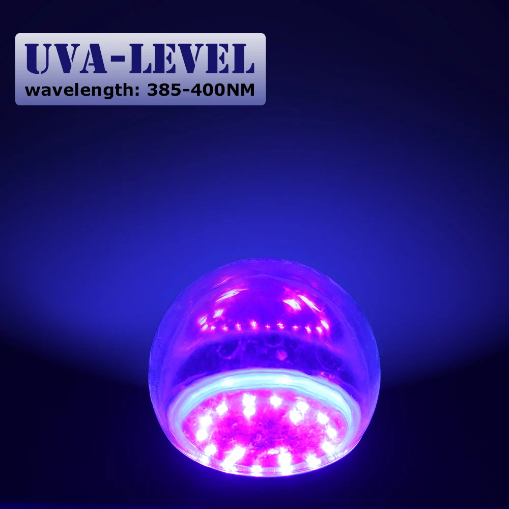2 шт. E27 Светодиодный УФ лампочка фиолетовая лампа черный светильник UVA Level 385 400nm