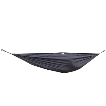 

Double Parachute Silk Camping Hammock for Two (Black)