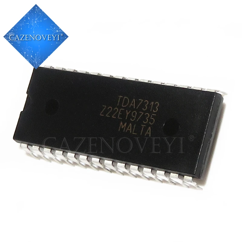 2pcs/lot TDA7313 7313 DIP-28 In Stock | Электронные компоненты и принадлежности