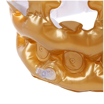 

New 1PCS Inflatable Gold Crown King Queen The Day Costume Party Halloween Birthday Decor