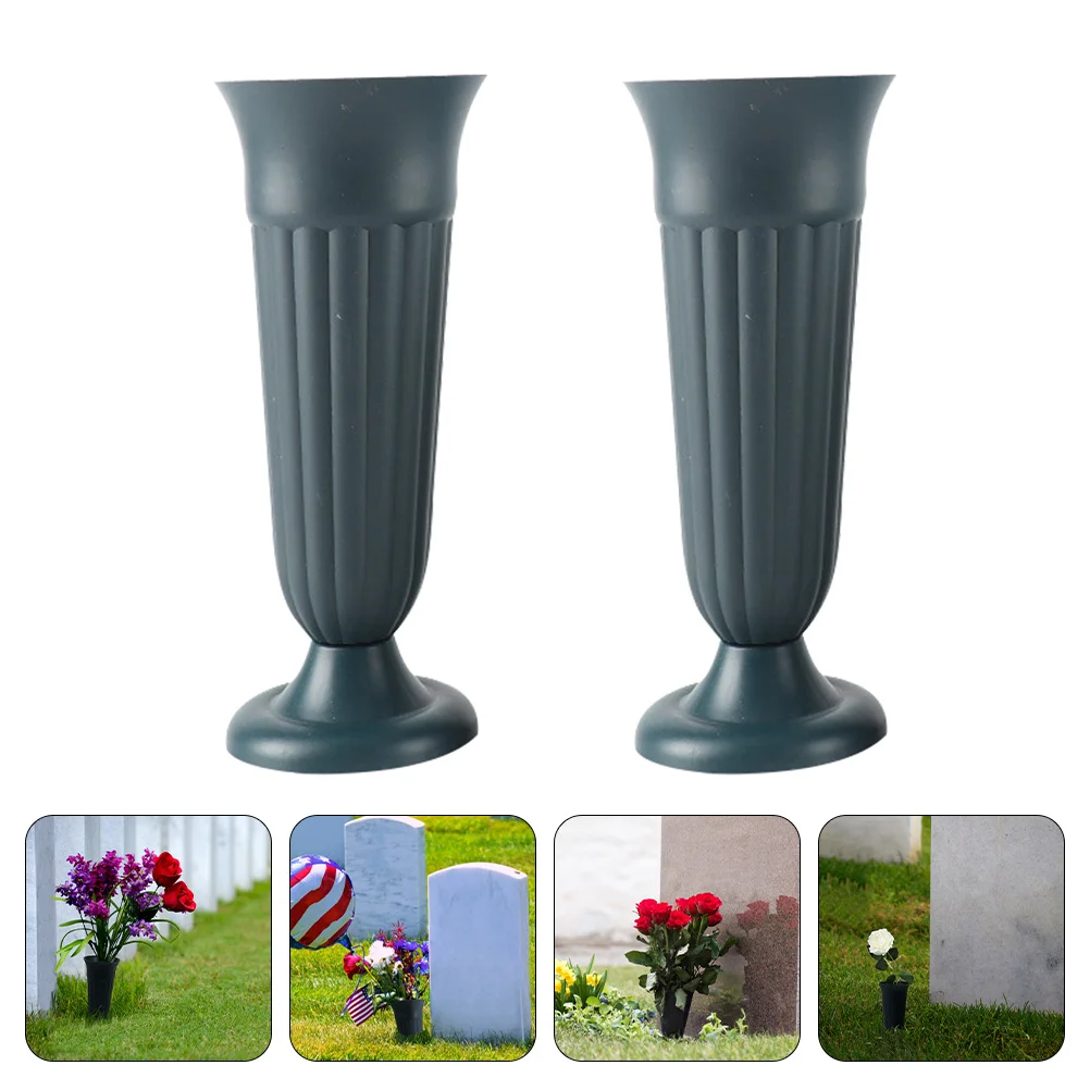 Cemetery Memorial Vase, Cement Vase, Memorial Vase, Patio Vase, Indoor