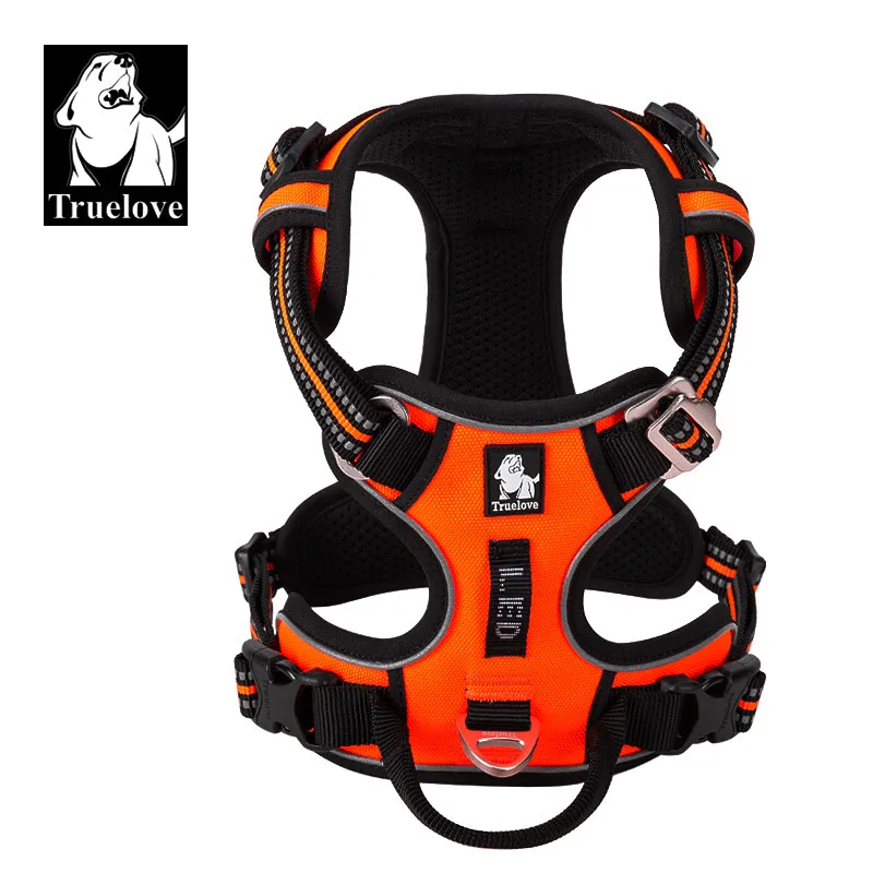 De Nylon reflectante perro arnés sin tirones ajustable mediano grande perro travieso Chaleco de seguridad Vehicular plomo caminar correr