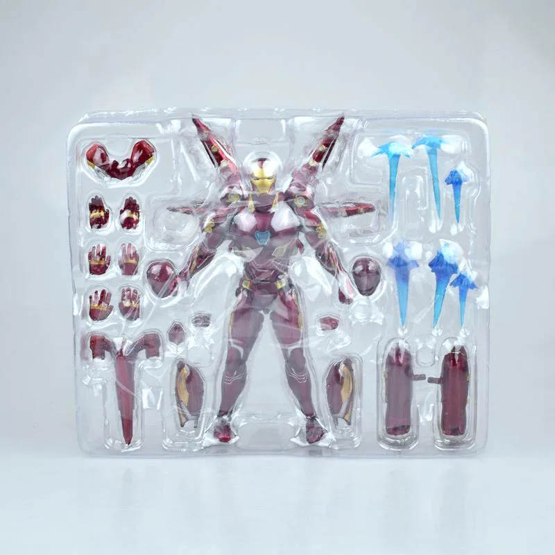 2019 чудный Фильм Мстители 4 эндигра SHF Железный человек MK50 нано набор оружия 2