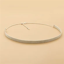 Cefuny 925 серебро рефлексионы сетка чокер, колье с регулируемой раздвижной застежкой Diy для изготовления ювелирных украшений