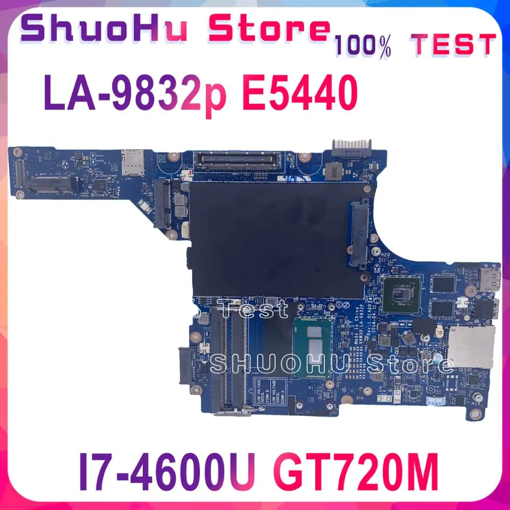 KEFU LA-9832P Motherboard For DELL E5440 Laptop I7-4600U GT720M Tested Work OK Original | Компьютеры и офис