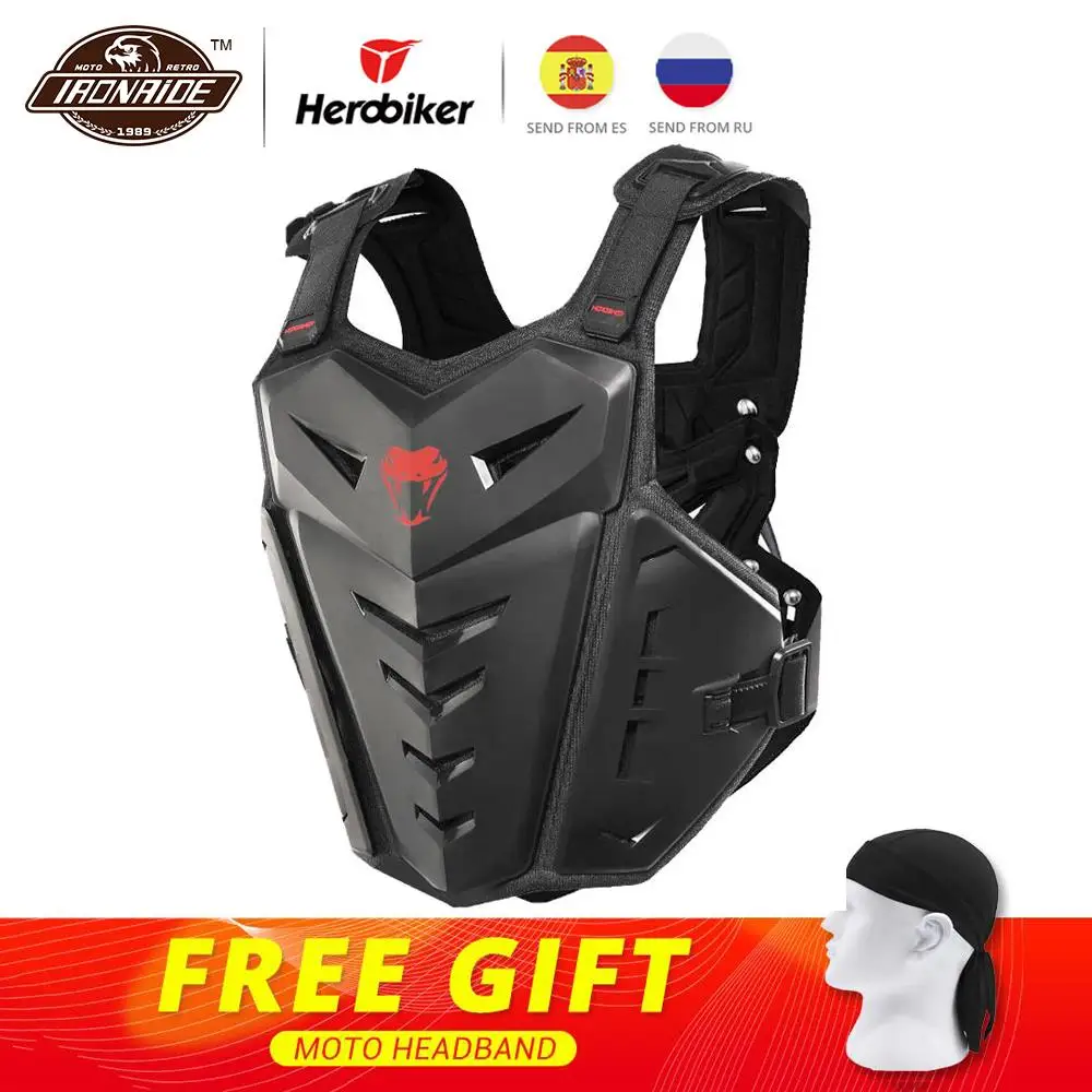 HEROBIKER Motorcycle Body Armor Motorcycle Jacket Moto Motocross Vest