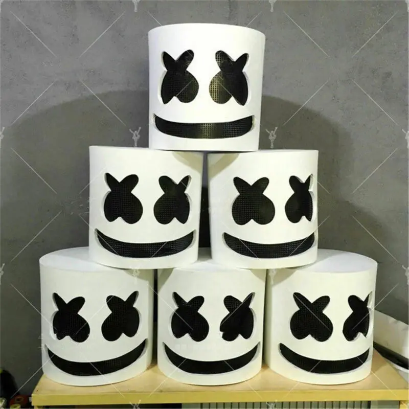 MarshMello маска диджея шлем на всю голову Хэллоуин косплей бар музыкальный реквизит F