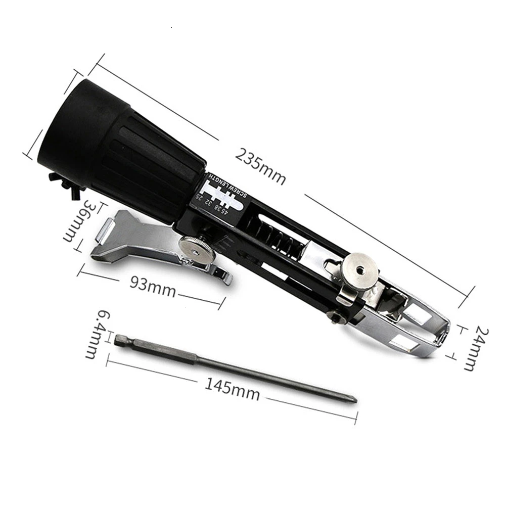 Automatic Chain Nail Gun Electric Drill Nozzle Adapter Screw Gun Nozzle Adapter Nail Bracket Chain Kit for Electric Woodworking Automatic Chain Nail Gun Electric Drill Nozzle Adapter Screw Gun Nozzle Adapter Nail Bracket Chain Kit for Electric Woodworking