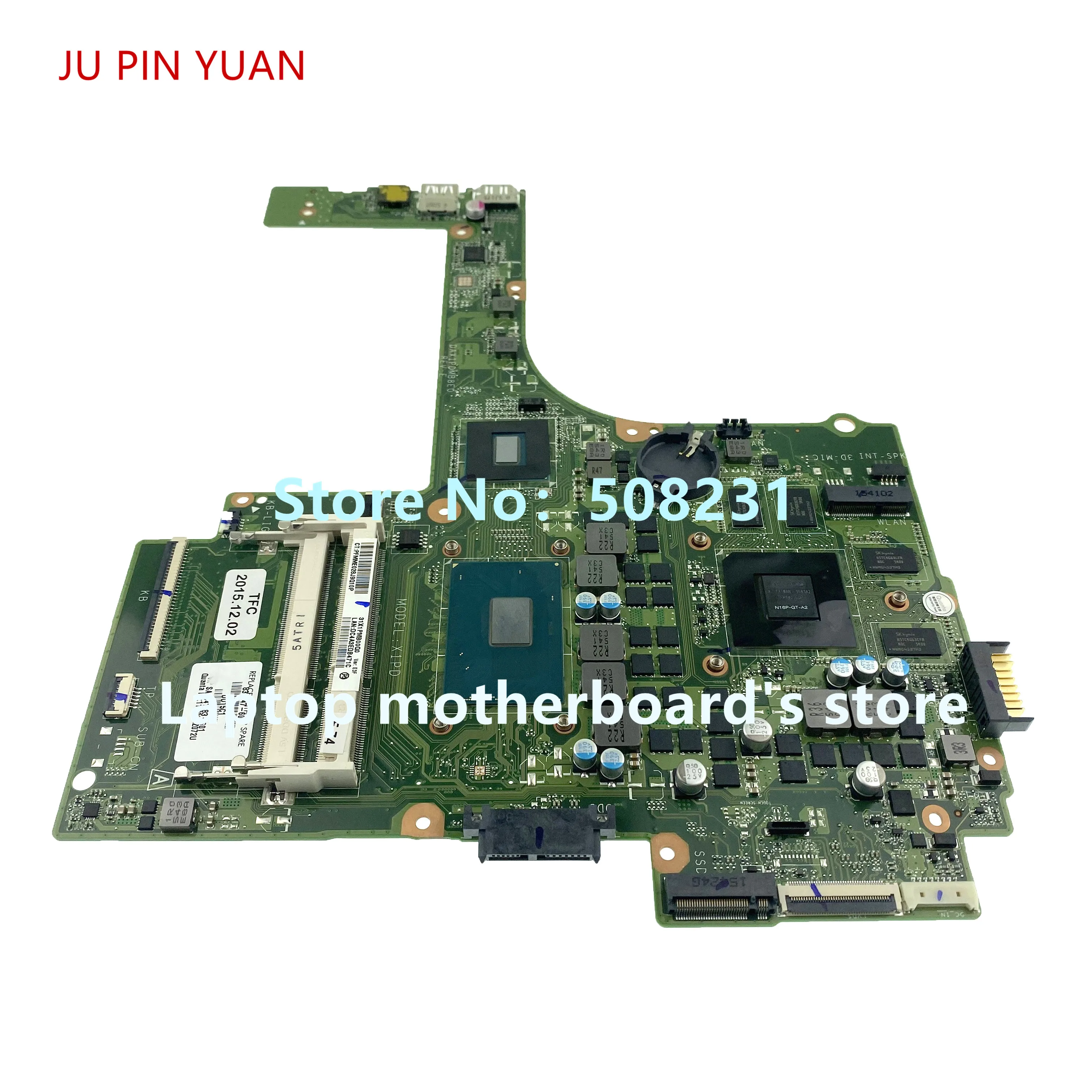 JU PIN YUAN 832847-601 832847-501 DAX1PDMB8E0 For HP Pavilion Gaming Notebook 15-ak 15T-K Laptop Mo
