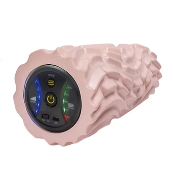 

Vibration Massage Foam Shaft Training Stovepipe Column Muscle Relax 4 Speeds Slimming USB Rechargeable Electric Yoga Roller