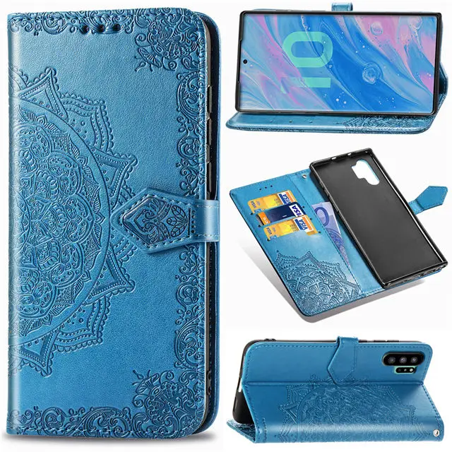 Чехол для samsung Galaxy Note 8, 9, 10 Plus, флип, Fundas, роскошный 3D бумажник с тиснением из искусственной кожи чехол для samsung note10+ 8, 9, чехол