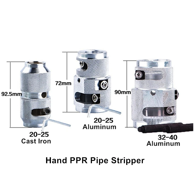Электрический ручной PPR устойчивая трубка для зачистки алюминиевых пластиковых труб инструмент для очистки труб инструмент для зачистки труб нож DN20 25 32 40 50 63 75 90