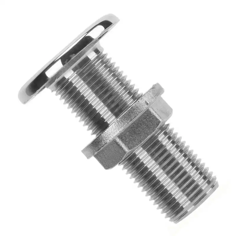 Sortie D'eau De Coque Inox – Pour Bateau, Yacht, Cale – Raccord Coque Extérieur – Neuf