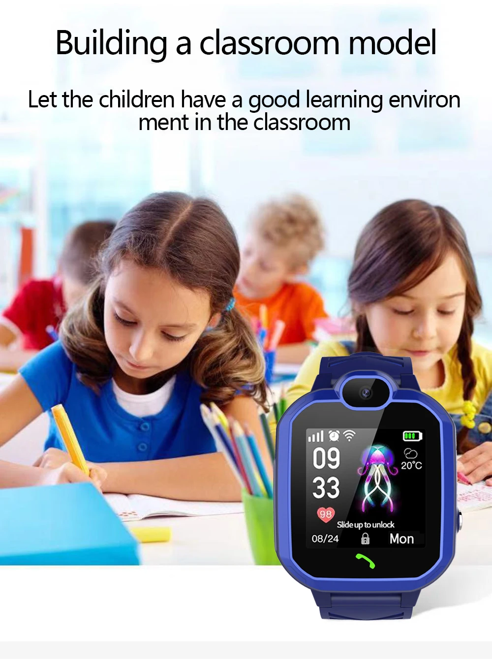 Reloj para nignos новые стильные LBS отслеживание позиционирования Детские Смарт-часы SOS аварийный вызов малыш Смарт-часы с камерой