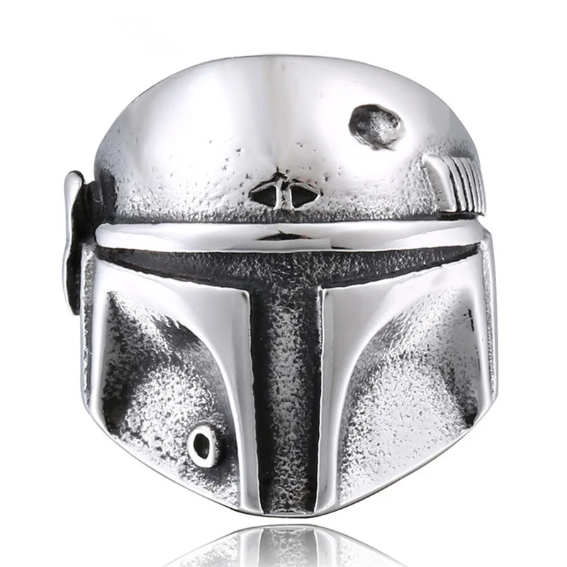 

Empire soldier helmet men personalized Ring Alloy Motorcycle Biker Ring