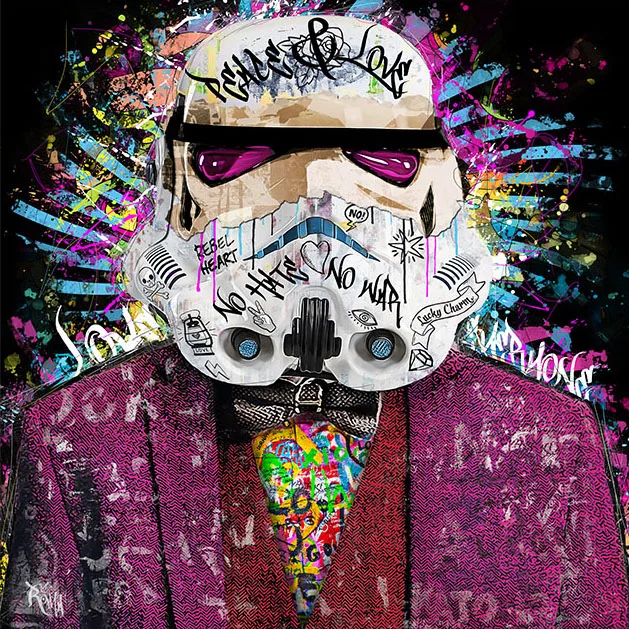 スパイダーマンのストリートアートキャンバス絵画壁、アートのポスター