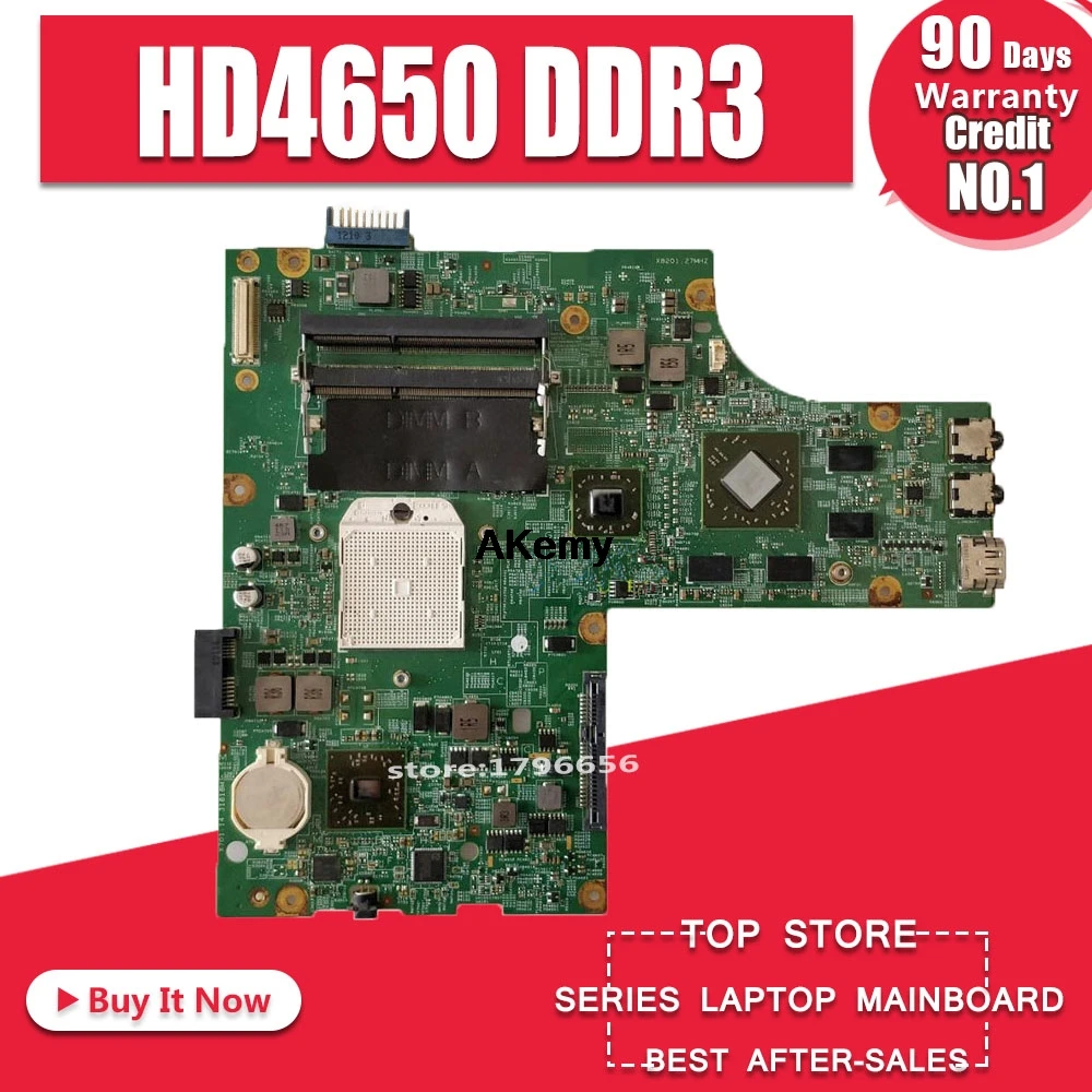 

M5010 motherboard For DELL Inspiron M5010 laptop motherboard HD4650 DDR3