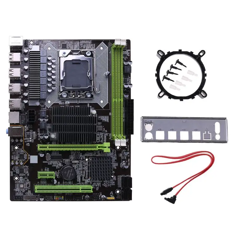 Материнская плата X58 LGA 1366 с поддержкой серверной памяти REG ECC и материнской платы
