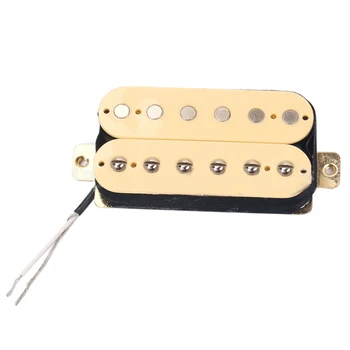 

Guitar Pickup Coil Humbucke 52mm Pickups Bridge SetWith 4-Screws Cream