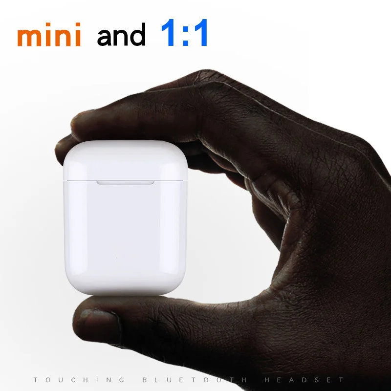 

TWS i80 Bluetooth Earphones W1 Chip Pop Up Earbuds Super Bass Wireless Headset 1:1 Size Earphone vs i20 i30 i60 tws for xiaomi