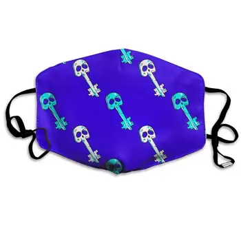 

Magic Skull Key Washable Reusable Mask, Cotton Anti Dust Half Face Mouth Mask For Kids Teens Men Women With Adjustable Ear