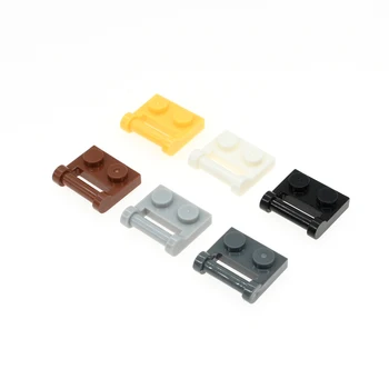 

48336 100pcs *Plate 1X2 with stick 3.18* DIY enlighten block bricks,Compatible With Assembles Particles