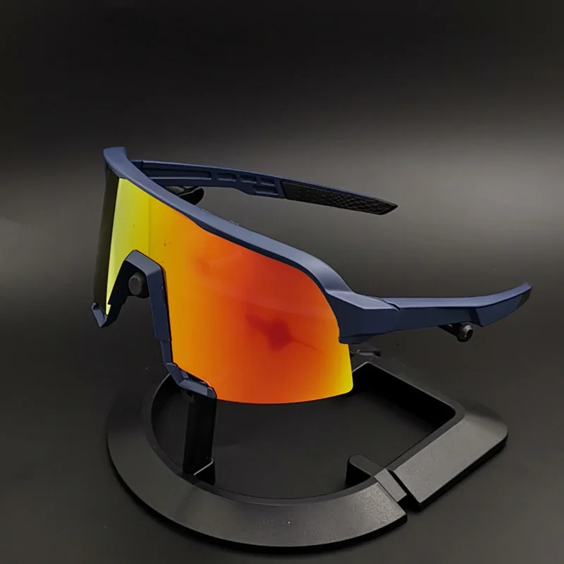 3 Lens Not Polarized Спортивные велосипедные очки для мужчин и женщин, велосипедные очки для бега, езды, рыбалки, солнцезащитные очки для горного велосипеда, езды на мотоцикле - Цвет: 3 Lens Not Polarized