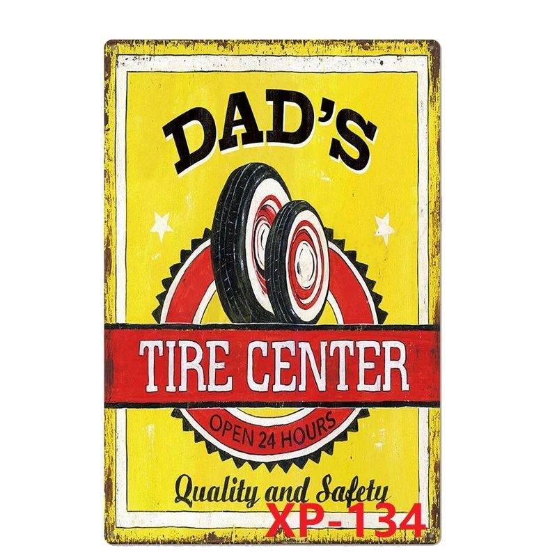 Бургундия Серия Dad's Garage металлические винтажные жестяные вывески 20x30 см для дома, кафе, ресторана, плакат, художественная роспись, настенная живопись - Цвет: Бургундия