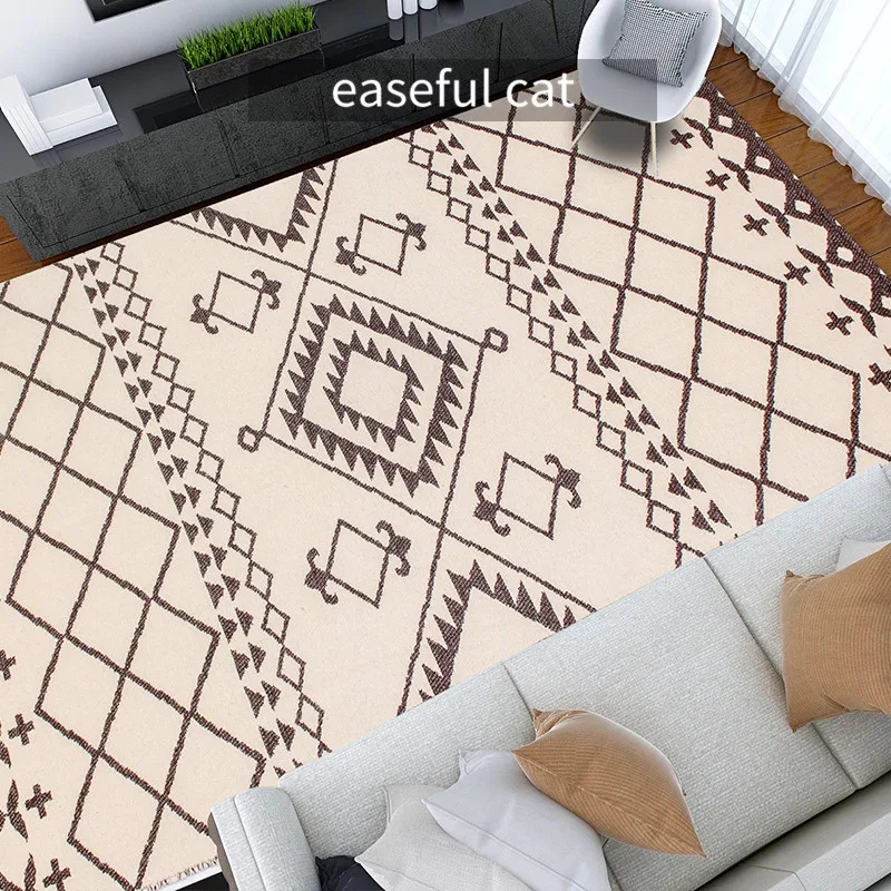 Новая серия Dehi, ручная работа, современная спальня, гостиничный диван, журнальный столик, шерсть, ковер для гостиной