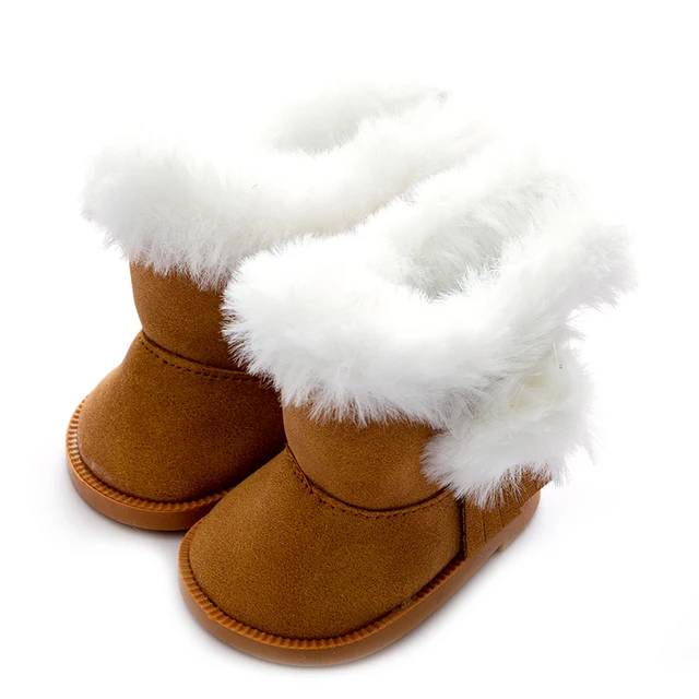 Soft Warm Shoes Wear Fit 17 inch 43cm Doll Born Baby Doll Accessories For Baby Birthday Festival Gift 4