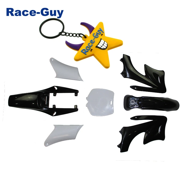 Черный 7 шт. Высокопрочный пластик крыло обтекателя обвесы для китайского 2 Stroke 47cc