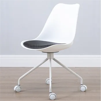 

Nordic Style Simple Dining Chair Modern Minimalist Ins Computer Chair Lazy Fashion Desk Chairs Backrest Office Chair