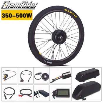 

Chamrider ebike Kit 350W 500W 36V 48V 52V Electric bike conversion kit Polly Battery 17AH 20AH MXUS Motor LCD3 display Julet plu