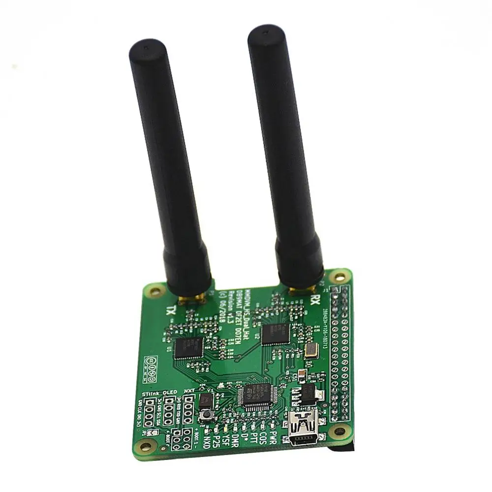 USB порт дуплексный MMDVM модуль точки доступа поддержка P25 DMR ycf OLED для Raspberry Pi с 2 шт антенной Rev 1,2