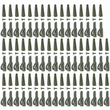 50Set/Bag Fishing Carp Terminal Tackle Safety Lead Clips with Pins Tail Rubber Tubes Carp Fish Tackle Tools