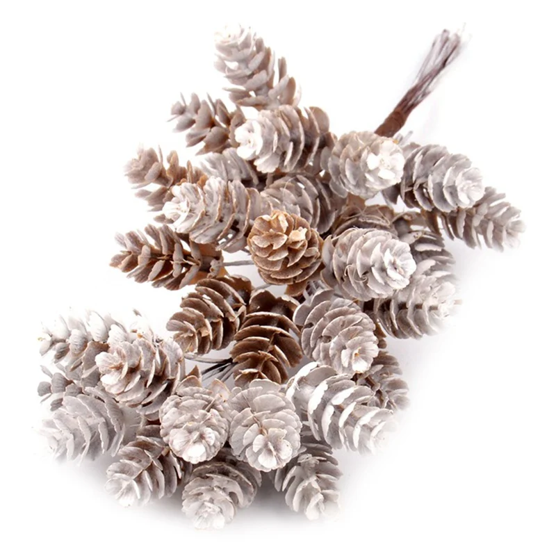 

lot Pine Cones Bouquet for Christmas Decor Handmade Wreath Garland Floral Craft Artificial Plants