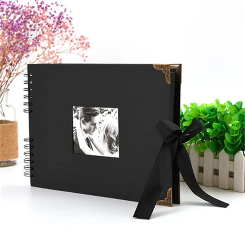 Special Paper Window Retro Diy Photo Album 40 Sheets 29 X 21.5cm Photo  Album Scrapbook Guestbook Wedding Birthday Family Book - Photo Albums -  AliExpress