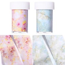 1 Roll Laser Nail Sticker Holographic Foils Paper Starry Stripe Nail Decals Tips Transfer Nail Art Sticker Decoration