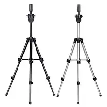 Adjustable Tripod Stand Holder Mannequin Head Tripod Hairdressing Training Head Holder Hair Wig Stand Tool